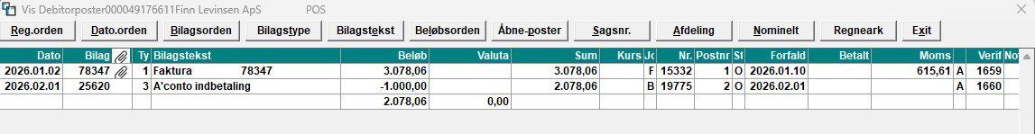 værktøjslinje