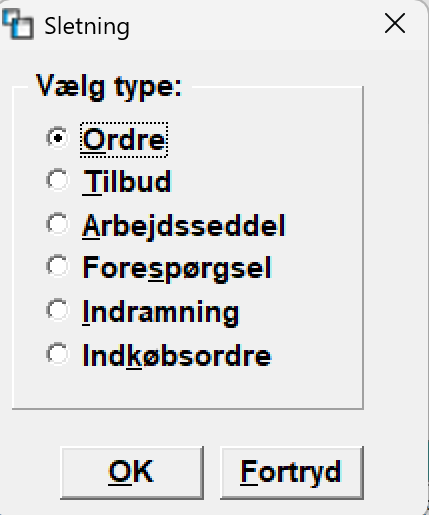 værktøjslinje